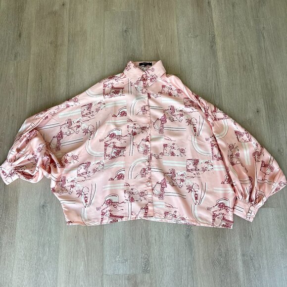 beulahstyle - pink stain shirt ONESIZE - Picture 2 of 8